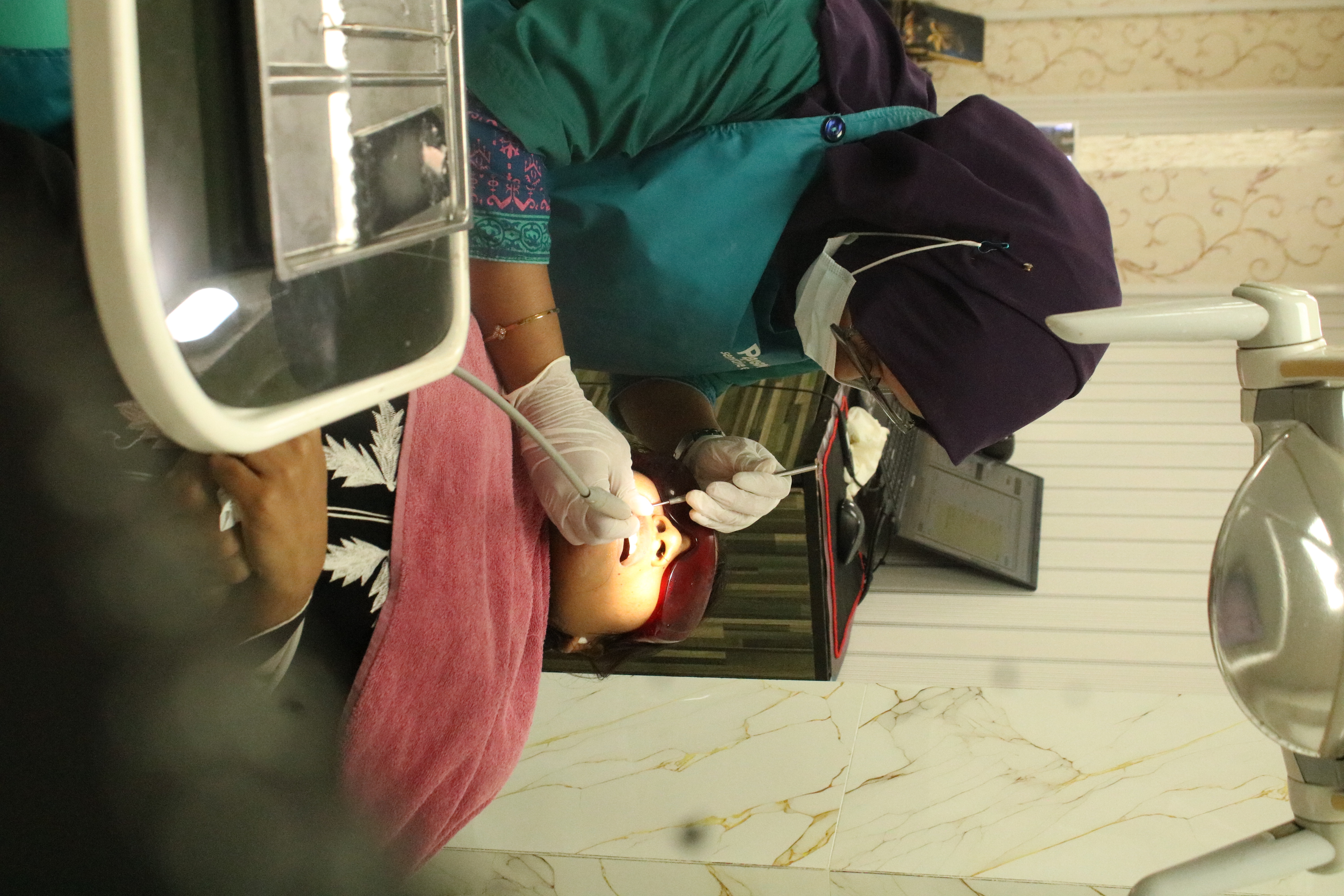 State-of-the-art operatory room with surgical lighting